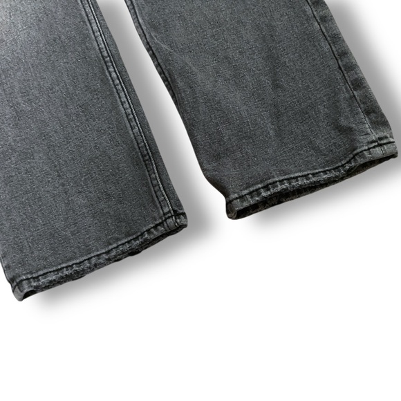 Abercrombie & Fitch Ankle Straight Ultra High Rise Jeans Sz 25 Curve Love Gray - Picture 10 of 13